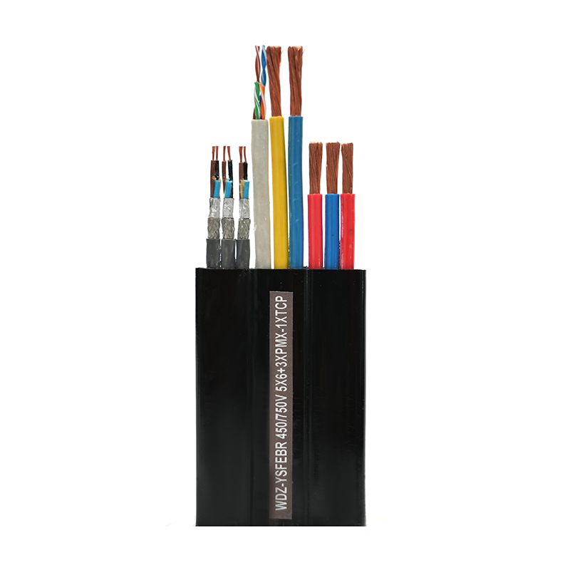 Flade båndkabler til film- og tv-belysning og scenemaskiner